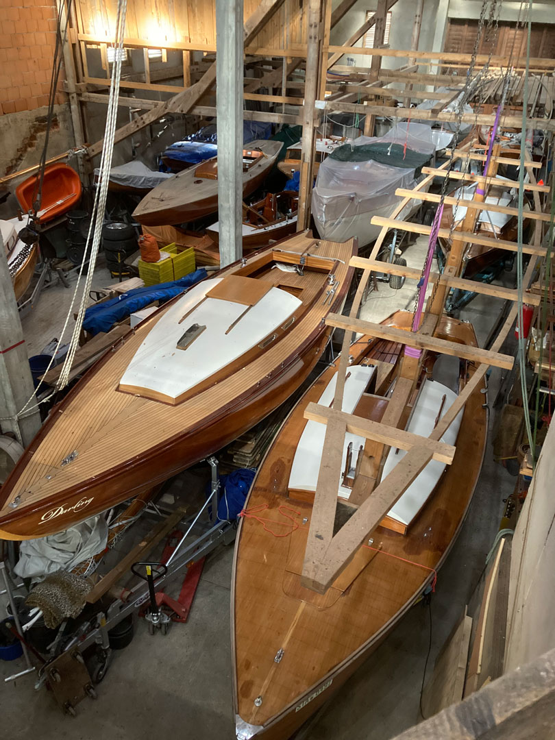 Winterlager – Boote eingelagert